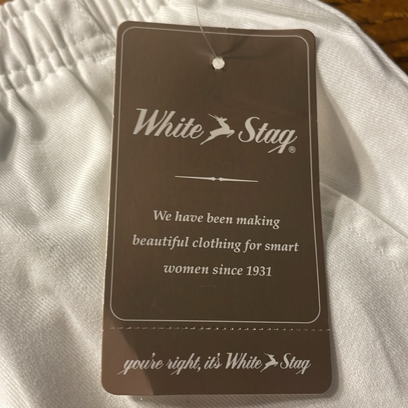NWT white stag shorts - white - Picture 3 of 5